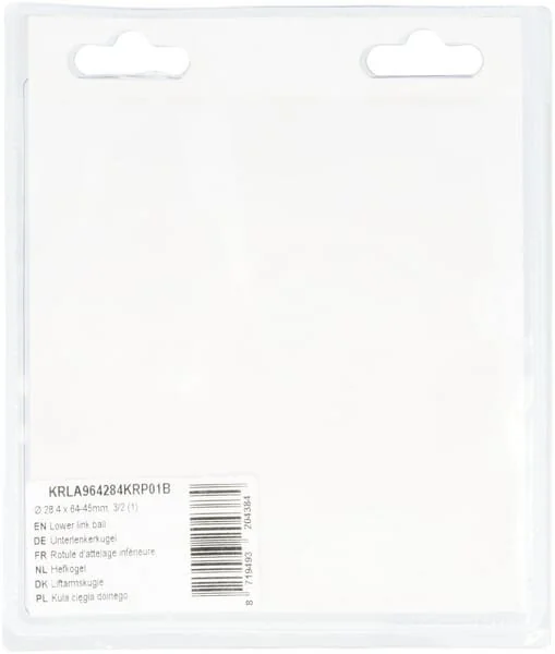 Kramp - KRLA964284KRP01B - Unterlenker Kugel Durchmesser 28.4x64-45mm, 3/2 (1)