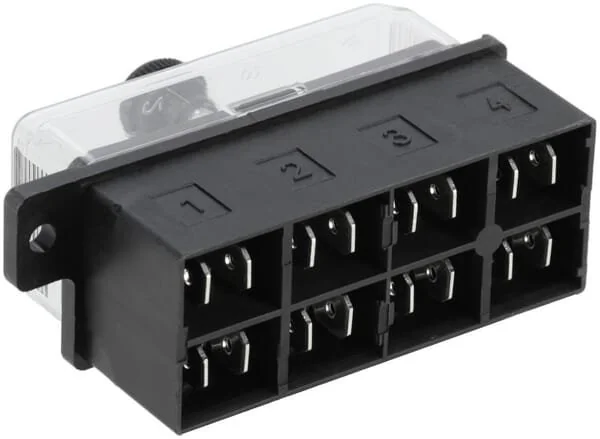 Kramp - KRSI150100P01B - Sicherungshalter 55x35mm - 4 Pol, Blade (1)