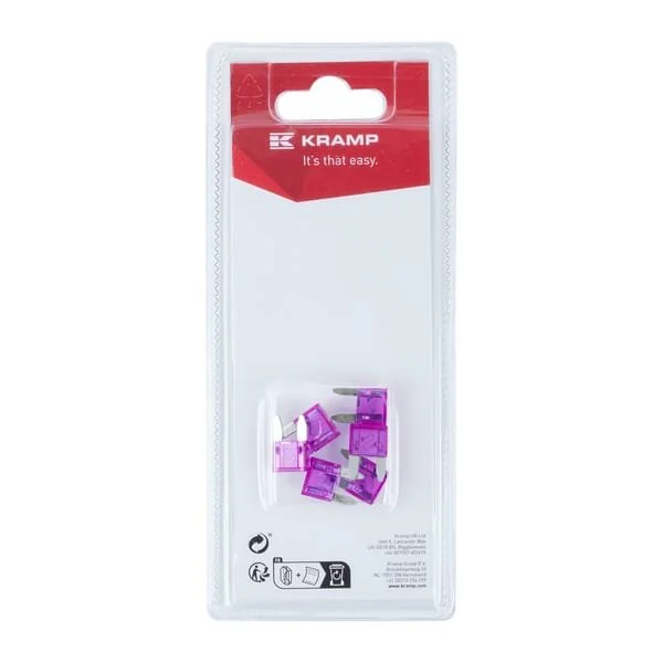 Kramp - KRSI20261P06B - Sicherung 3A x 16.3mm, Mini (6)