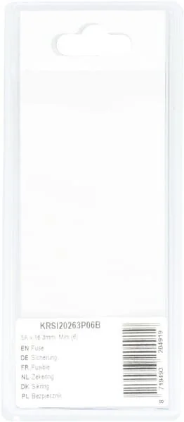Kramp - KRSI20263P06B - Sicherung 5A x 16.3mm, Mini (6)