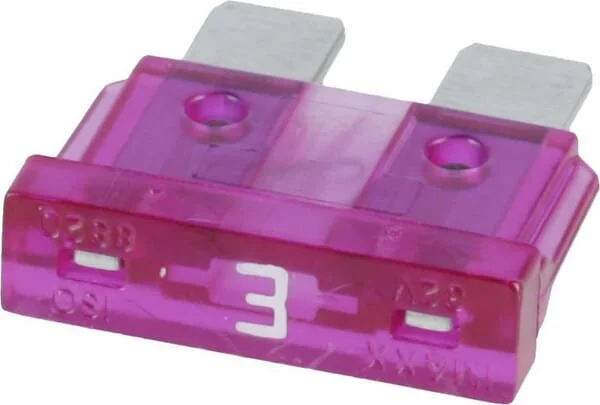 Kramp - KRSI22003P06B - Sicherung 3A x 20mm, Flachstecker (6)