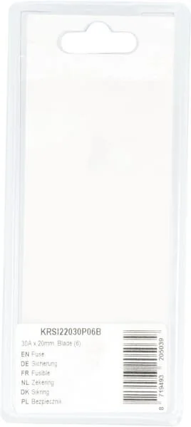 Kramp - KRSI22030P06B - Sicherung 30A x 20mm, Flachstecker (6)