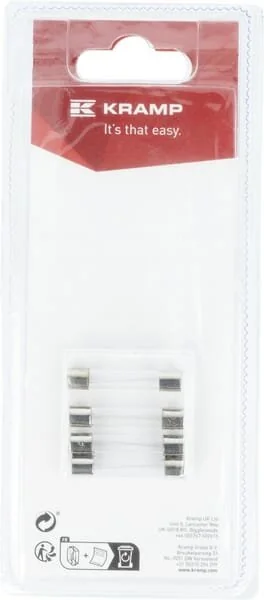 Kramp - KRSI23513P04B - Sicherung 2A x 32mm, Glas (4)