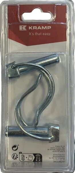 Kramp - KRSLP1040P02B - Rohrstecker 10mm x 40mm (2)