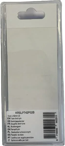 Kramp - KRSLP742P02B - Rohrstecker 7mm x 42mm (2)