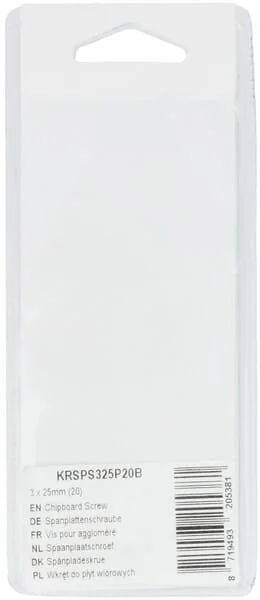 Kramp - KRSPS325P20B - Spanplattenschraube 3x25mm (20)