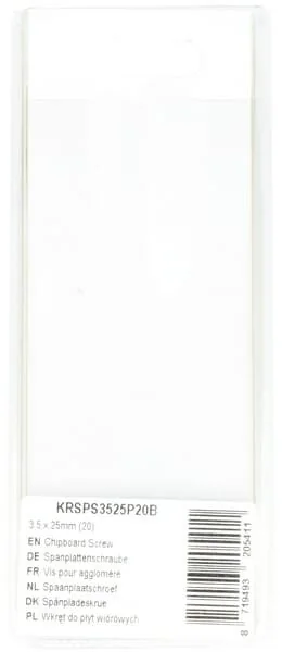 Kramp - KRSPS3525P20B - Spanplattenschraube 3.5x25mm (20)