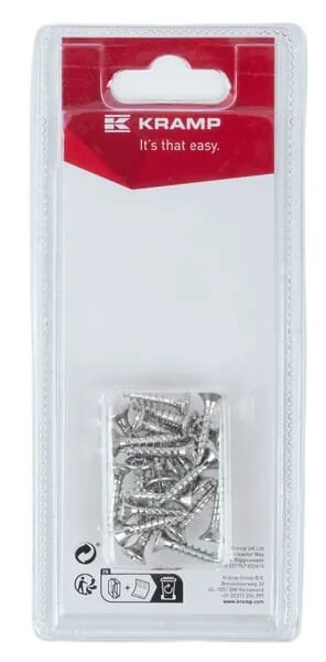 Kramp - KRSPS420P20B - Spanplattenschraube 4x20mm (20)