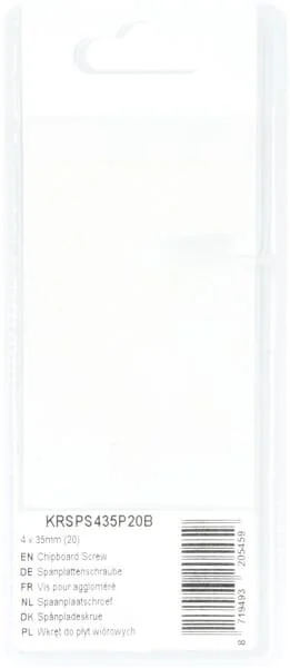 Kramp - KRSPS435P20B - Spanplattenschraube 4x35mm (20)