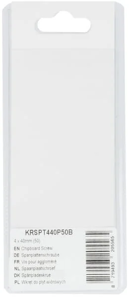 Kramp - KRSPT440P50B - Spanplattenschraube 4x40mm (50)