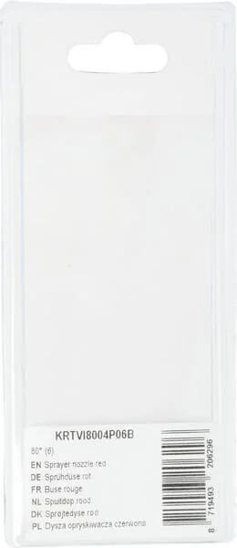 Kramp - KRTVI8004P06B - Spritzen-Düse Rot 80° (6)