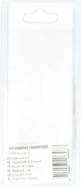 Kramp - KRVN90081160KNP06B - Klinge Mutter Und Bolzen (6)