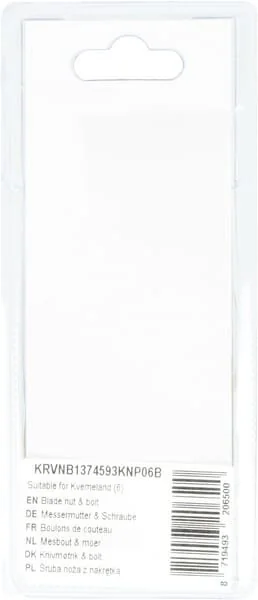 Kramp - KRVNB1374593KNP06B - Klinge Mutter Und Bolzen (6)