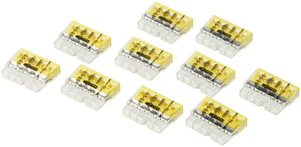 Kramp - KRWAG273245P10B - Kabelverbinder Wago 5 Inlet (10)