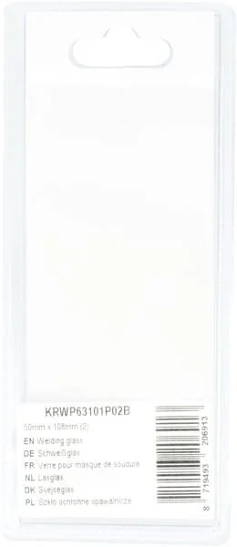 Kramp - KRWP63101P02B - Schweißglas 50mm x 108mm (2)