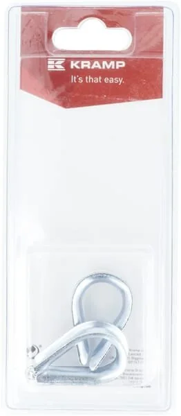 Kramp - KRWT06P02B - Drahtseilklemme - 25x18mm (2)