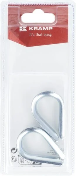 Kramp - KRWT08P02B - Drahtseilklemme - 33x24mm (2)