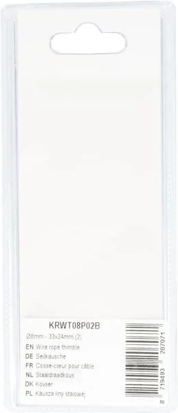 Kramp - KRWT08P02B - Drahtseilklemme - 33x24mm (2)