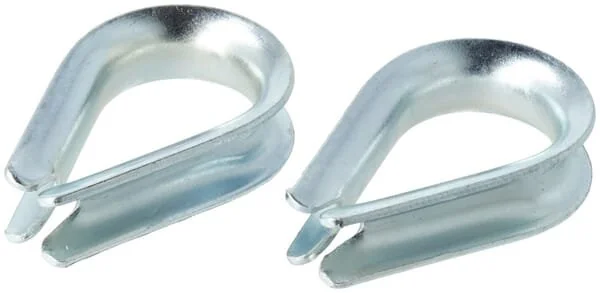 Kramp - KRWT08P02B - Drahtseilklemme - 33x24mm (2)