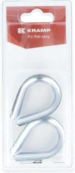 Kramp - KRWT10P02B - Drahtseilklemme - 42x31mm (2)