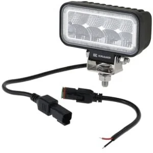 Kramp - LA100951 - Arbeitsleuchte LED, 19W, 3350lm, rechteckig, 10/, mm, Deutsch 2-Pin, Flutlicht, 8 LEDs