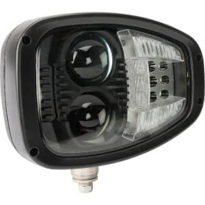 Kramp - LA10209 - Scheinwerfer LED, LH Schwerlast, 22/32W, Rechteckig, Mm, Deutsch 6-Pin, Beheizt, Fernlicht/Abblendlicht