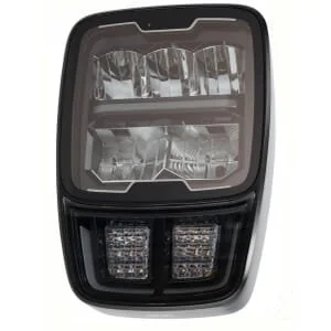 Kramp - LA1021VHEAT - Scheinwerfer LED, Rechteckig, 12/, Mm, Beheizt, Fernlicht/Abblendlicht, Anti-Schnee, Links/Rechts Vertikal