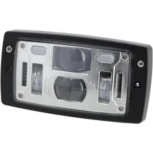 Kramp - LA10425 - Scheinwerfer LED, 40/22W, Rechteckig, 185x102x82, Fern-/Abblendlicht, Positionslicht, H4 Stecker