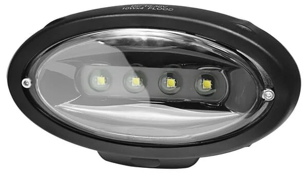 Kramp - LA104491B - Arbeitsleuchte LED, 80W, 8840lm, Oval, 10/, MM, 9006 Stecker, Flutlicht