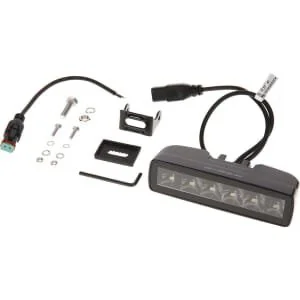 Kramp - LA10609 - Arbeitsleuchte Indirekt LED, 30W, 2880lm, Rechteckig, 12, Weiß, Deutsch Stecker, Punktstrahl, 6LED's