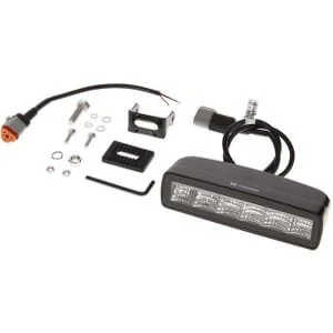 Kramp - LA10610 - Arbeitsleuchte Indirekt LED, 30W, 2880lm, Rechteckig, 12, Weiß/Orange, Deutsch Stecker, Flutlicht, 6LED's