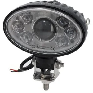 Kramp - LA10634 - Scheinwerfer LED, 20/24W, Oval, 10/, Mm, Fern-/Abblendlicht, 3-Pin Offenes Kabel, Halterungsmontage