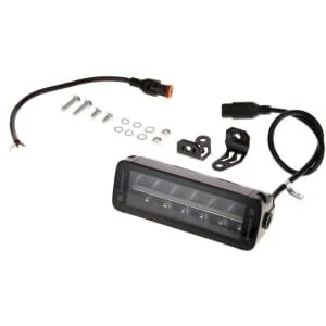 Kramp - LA10811 - Arbeitslichtleiste LED, 60W, 5040lm, rechteckig, 12, weiß/orange, Deutsch Stecker, Combo, gerade, 12LED's, E-BOOST