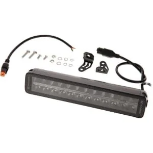 Kramp - LA10812 - Arbeitslichtleiste LED, 120W, 10080lm, rechteckig, 12, weiß/orange, Deutsch Stecker, Combo, gerade, 24LED's, E-BOOST