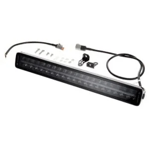 Kramp - LA10813 - Arbeitslichtleiste LED, 200W, 16800lm, rechteckig, 12, weiß/orange, Deutsch Stecker, Combo, gerade, 40LED's, E-BOOST