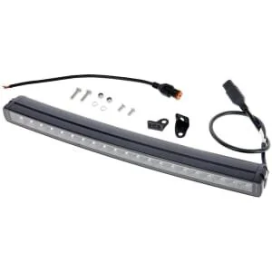 Kramp - LA10824 - Arbeitslichtleiste LED, 105W, 8820lm, rechteckig, 12/, weiß/orange, Deutsch Stecker, Combo, gebogen, 21LED's, E-BOOST