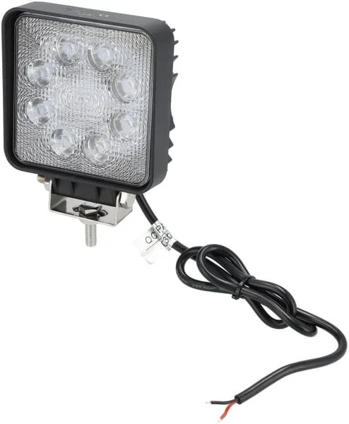 Kramp - LA10901 - Arbeitsleuchte LED, 24W, 2000lm, quadratisch, weiß, mm, Flutlicht