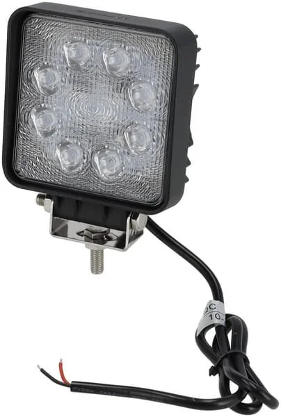 Kramp - LA10903 - Arbeitsleuchte LED, 24W, 2000lm, quadratisch, weiß, mm, Punktstrahl