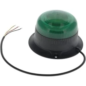 Kramp - LA20094G - Rundumleuchte LED, Flaches Profil, 15W, Grün, Schraubmontage, x67mm