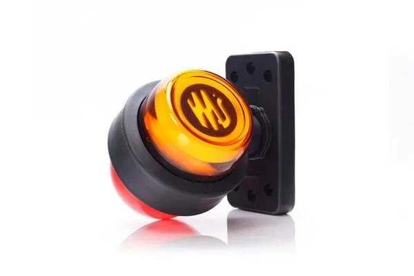 Kramp - LA30085 - Heckseitenmarkierungsleuchte LED, rotierend, rot/orange