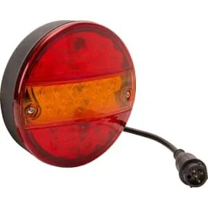 Kramp - LA40040 - Multifunktionsrückleuchte LED, Rund, (Integrierter Widerstand), 5-Pin