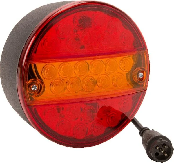 Kramp - LA40046 - Multifunktionsrückleuchte LED, Rund, 5-Pin