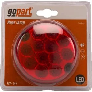 Kramp - LA45021KR - Nebelleuchte LED, Rund, 12