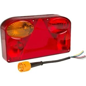 Kramp - LA45029LKR - Rücklicht LH rechteckig, 12/, Bajonett 5-Pin