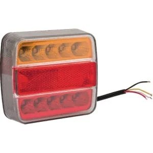 Kramp - LA45043KR - Rücklicht LED, Eckig, 12