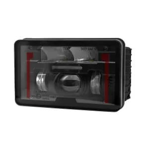 Kramp - LA80065 - Scheinwerfer LED, 23/45W, Rechteckig, Mm, Fernlicht/Abblendlicht, Beheizt