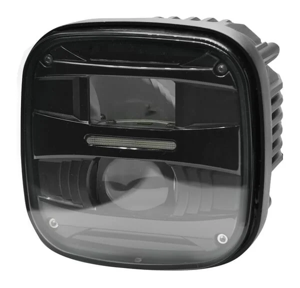 Kramp - LA80070 - Scheinwerfer LED, 25/50W, Quadratisch, 10/, Mm, Fernlicht/Abblendlicht
