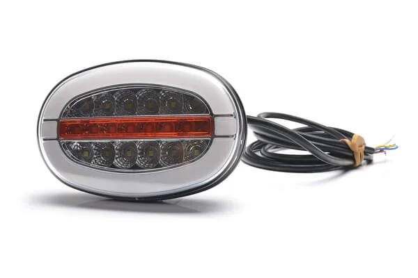 Kramp - LA80096 - Multifunktions-Frontleuchte LED, Oval