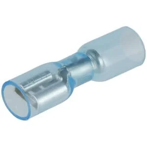Kramp - LA901002 - Schrumpf-Flachsteckhülse, blau, 1.5-2.5mm², 6.3x4.8mm