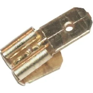 Kramp - LA9010CKR - Crimp-Kabelschuh, Doppel, 6.4x0.8mm (100x)